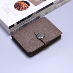 Genuine Leather Unisex Money Bag Luxury Design Famous Brand Hasp Square Wallet Fashion Card Holders Women Small Coin Purses