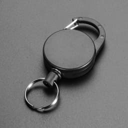 65CM Multifunctional Roll Retractable Keychain Bag Recoil ID Card Holder Keyring Key Chain Stainless Steel Rope Key Ring H61