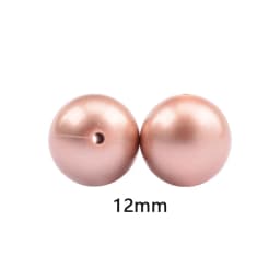 LOFCA 50Pcs Metallic Silver Color Print 12/15/19mm Silicone Loose Beads DIY Chewable Teething Beads BPA Free Baby Teether
