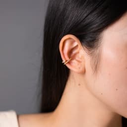 ANDYWEN 925 Sterling Silver 2023 Clear CZ Marqulse Earcuff Cuff Earring Non Piercing Clips Luxury Fine Jewelry Gift