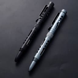 Super Fine Light CNC Aluminum Metal Knock Ballpoint Pen Self Defence Survival Tungsten Breaker EDC