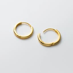 MODIAN 925 Sterling Silver Simple Circle Ear Buckle14mm - 18mm Platinum Plated Hypoallergenic Hoop Earrings For Women Jewelry