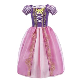 Little Girl Rapunzel Costume Party Fancy Princess Dress Christmas Cosplay Belle Sleeping Beauty Cinderella Carnival Disguise