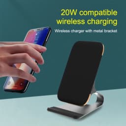 2024 New 20W Qi Fast Wireless Charger for iPhone 15 Pro max/iPhone 13/14 for Samsung Vertical Phone Wireless Charging Stand