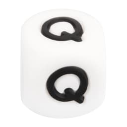 Lofca 100Pcs 12MM Silicone Letter Beads Silicone Beads Loose Beads Food Grade DIY Bracelet Necklace Pacifier Chain Accessories