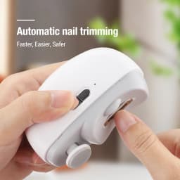 Electric Auto Nail Clippers Manicure Anti-Splash Nail Trimmer For Baby Finger Toe Scissors Pedicure Thick Nails Cutter Tools