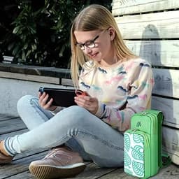 Shoulder Bag Animal Crossing Leaves Case For Nintendo Switch Console Adjust Carrying Storage Bag Travel Protection Cute For Kid