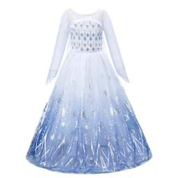 Girls Jasmine Princess Dress Children Elsa Anna Bella Rapunzel Mermaid Costume Kids Snow White Cinderella Aurora Dress