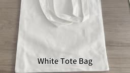 6 Pack Blank Sublimation Tote Bags for Heat Transfer, Reusable DIY Canvas Bags for Vinyl & Press Projects