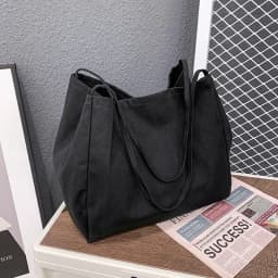 Casual Large Capacity Canvas Shopper Totes High Quality Eco Reusable Grocery Handbag For Women Travel Shoulder Bags Daily Pouch