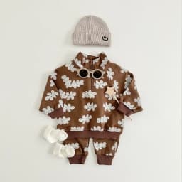 New Autumn Baby Clothes Sets Boys Girls Sweatshirts Long Sleeve Pullover + Sweatpants Suit Kids Outfit 2Pcs Children Clothes