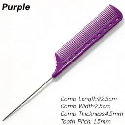 Anti Frizz Pointed-tail Comb 1pc 18cm Resin Classic Multifunctional Haircut Comb For Salon Hairdressing Japanese G01 G02