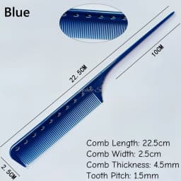 Anti Frizz Pointed-tail Comb 1pc 18cm Resin Classic Multifunctional Haircut Comb For Salon Hairdressing Japanese G01 G02