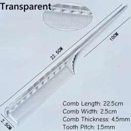 Anti Frizz Pointed-tail Comb 1pc 18cm Resin Classic Multifunctional Haircut Comb For Salon Hairdressing Japanese G01 G02