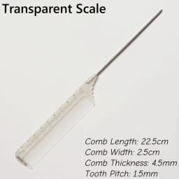 Anti Frizz Pointed-tail Comb 1pc 18cm Resin Classic Multifunctional Haircut Comb For Salon Hairdressing Japanese G01 G02