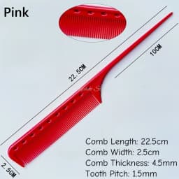 Anti Frizz Pointed-tail Comb 1pc 18cm Resin Classic Multifunctional Haircut Comb For Salon Hairdressing Japanese G01 G02