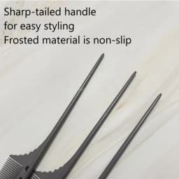 Anti Frizz Pointed-tail Comb 1pc 18cm Resin Classic Multifunctional Haircut Comb For Salon Hairdressing Japanese G01 G02