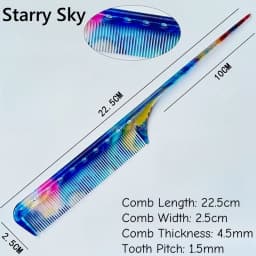 Anti Frizz Pointed-tail Comb 1pc 18cm Resin Classic Multifunctional Haircut Comb For Salon Hairdressing Japanese G01 G02