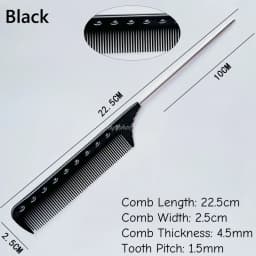 Anti Frizz Pointed-tail Comb 1pc 18cm Resin Classic Multifunctional Haircut Comb For Salon Hairdressing Japanese G01 G02
