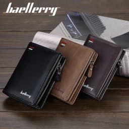 New Short Men Wallets Zipper Card Holder High Quality Classic Male Purse PU Leather Coin Holder Men Wallets Carteria