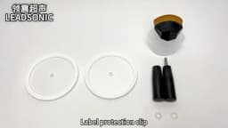 LP Vinyl Record Cleaner Clamp Vinyl Record Label Saver Protector Waterproof Clean Tool With Handle Use For 7-12 Inch EPs LPs