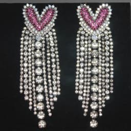 Designer Women's Earrings Luxury Jewelry Cubic Zirconia Water Drop Hoop Dangle Earrings for Women Party Jewelry Purple Gift