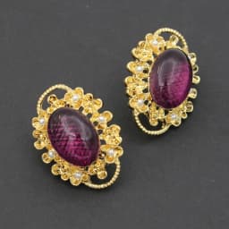 Designer Women's Earrings Luxury Jewelry Cubic Zirconia Water Drop Hoop Dangle Earrings for Women Party Jewelry Purple Gift