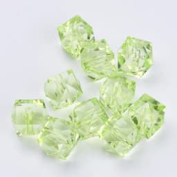 500g 10mm Transparent Acrylic Beads Mixed Color Faceted Cube Loose Spacer Beads for Jewelry Making DIY Handmade Bag Wholesale