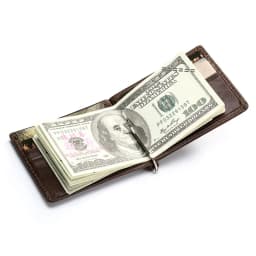 Ultra-thin Men's Money Clip Wallet Vintage Genuine Leather Bifold Card Holder Purse Mini High Quality Male Money Purse Cartera
