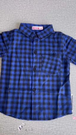 New Spring and Autumn Winter Boys and Girls 1-14 Years Old Classic Woolen Checkered Shirt Student Dress Versatile Shirt