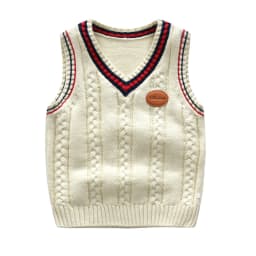 School Uniform Autumn Children's Vest Sweater Kids Knitted Pullover Outerwear Coat For Teen Boys Girls 2-6 Years Tops Waistcoat