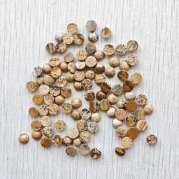 Wholesale 100pcs Fashion Good Quality Natural Stone Round Cab Cabochon Beads 6mm for Jewelry Accessories Making