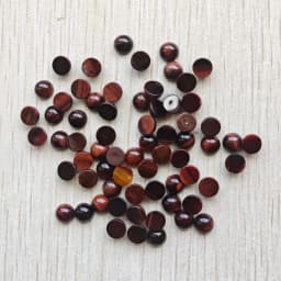 Wholesale 100pcs Fashion Good Quality Natural Stone Round Cab Cabochon Beads 6mm for Jewelry Accessories Making