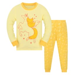 Girls Pajamas Long Sleeve Children Set Little Kids Pjs Sleepwear Size 2-9year