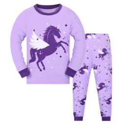 Girls Pajamas Long Sleeve Children Set Little Kids Pjs Sleepwear Size 2-9year