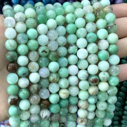 4 6 8 10MM Natural Australia Chrysoprase Jades Stone Round Loose Beads Size For Jewelry Making DIY Bracelet Necklace Accessories