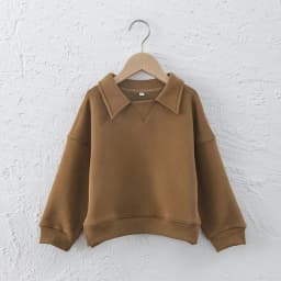 Kids Clothes Boys And Girls Cotton Plush Warm Sweatshirts Autumn Winter New Children's Lapel Casual Loose Long-Sleeved Sweaters
