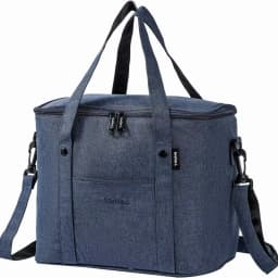 1pc Insulated Lunch Bag For Men/Women,Reusable Large Cooler Box With Shoulder Strap Camping Picnic Bag For Teenagers And Workers