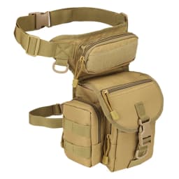 Men Waist Fanny Pack Leg Bag Military Tactical Motorcycle Rider Camera Sports Travel Nylon Male Bum Hip Belt Thigh Fanny Bags