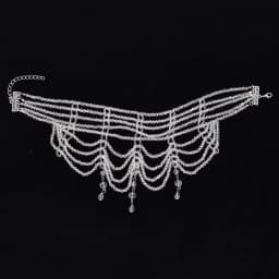 Fashion Black White Crystal Beads Necklace for Women Handmade Bohemian Drop Beaded  Choker Necklaces Ladies' Charm Jewelry