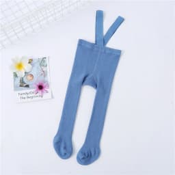 Lawadka 0-3T 2026 New Autumn Spring Tights For Girls Solid Pantyhose Casual Tights for Boys with Shoulder Strap Knitted Clothes