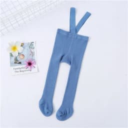 Lawadka 0-3T 2026 New Autumn Spring Tights For Girls Solid Pantyhose Casual Tights for Boys with Shoulder Strap Knitted Clothes