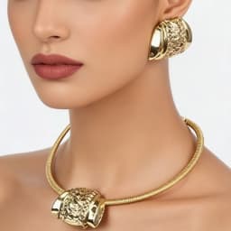 African Women Jewelry Set Pendant Necklace Earrings Weddings Design Bracelet Ring Jewellery Party Bridal Dubai Accessory Gift