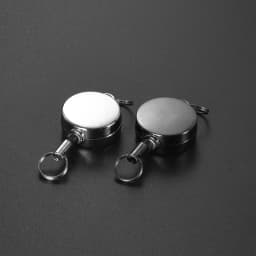 2 PCS KEVLAR Rope Mini Telescopic Key Chain High Elasticity Super Practicality Outdoor Key Ring Return Retractable Keychain H56