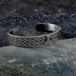 Norse Viking 316L Stainless Steel Thor's Hammer Bracelets For Men Women Paracord Amulet Runes Bangles Jewelry Gifts Wholesale