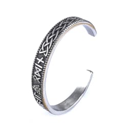 Norse Viking 316L Stainless Steel Thor's Hammer Bracelets For Men Women Paracord Amulet Runes Bangles Jewelry Gifts Wholesale