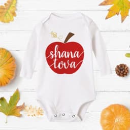 My First Rosh Hashanah Baby Romper Holiday Clothes Rosh Hashanah Boy Girls Shana Tova Toddler Infant Long Sleeve Ropa