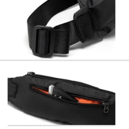 Men's Minimalist Crossbody Bag Waterproof Sling Bag Casual Chest Bag for Daily Commute Fashion Lightweight Fanny Pack
