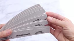 100pcs Strong Stick Wooden Nail File 180/240 Grey Boat Nail Buffer Block Manicure Pedicure Double-sided Wood Files Nail Supply