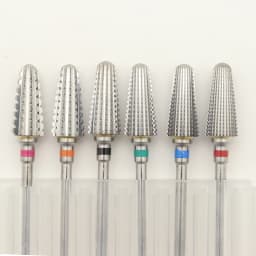 New! 5 in 1 Tapered Safety Carbide Nail Drill Bits With Cut Drills Carbide Milling Cutter Manicure Remove Gel Nails Accessories